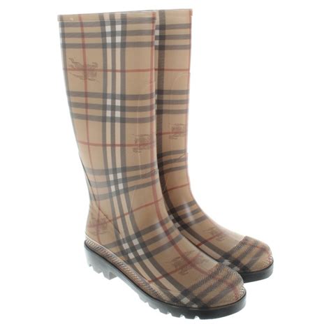 burberry gummistiefel nova check muster-neuwertig gösse 41|BURBERRY ITALY RUBBER BOOTS FLOWER PAISLEY NOVA .